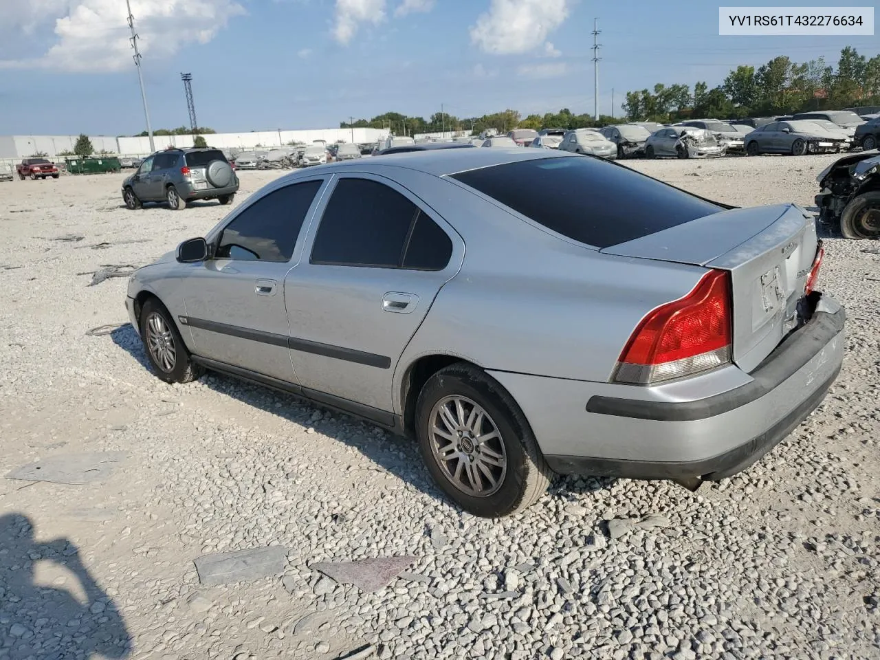 2003 Volvo S60 VIN: YV1RS61T432276634 Lot: 70374874