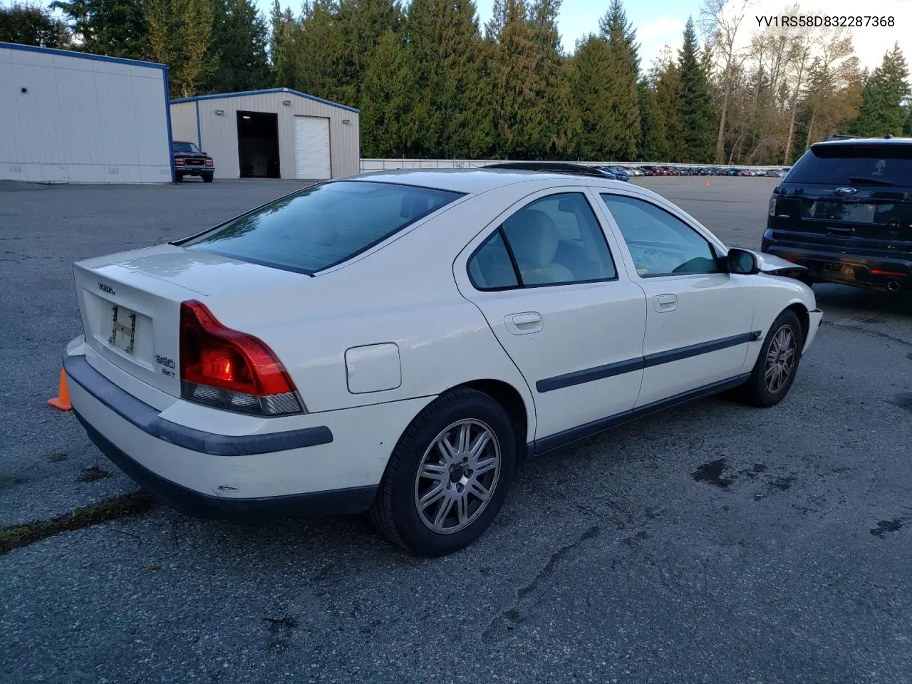 2003 Volvo S60 2.4T VIN: YV1RS58D832287368 Lot: 75463154