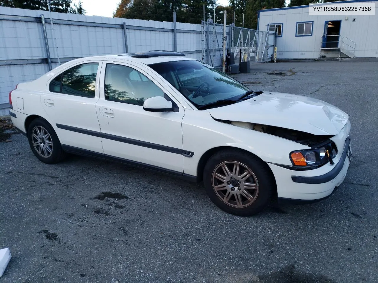 2003 Volvo S60 2.4T VIN: YV1RS58D832287368 Lot: 75463154