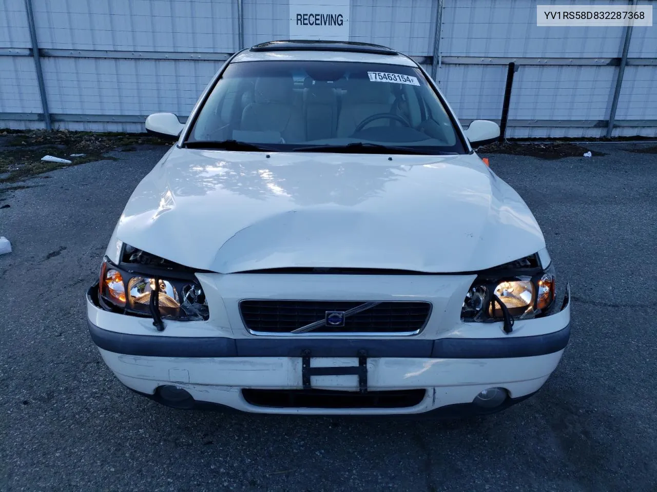 2003 Volvo S60 2.4T VIN: YV1RS58D832287368 Lot: 75463154