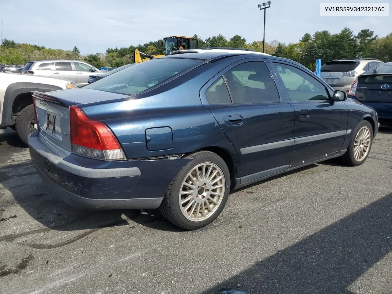 2004 Volvo S60 2.5T VIN: YV1RS59V342321760 Lot: 54357014