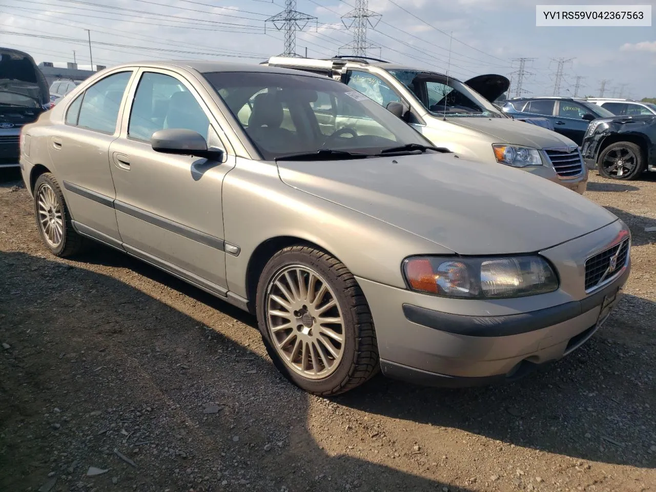 2004 Volvo S60 2.5T VIN: YV1RS59V042367563 Lot: 65447354