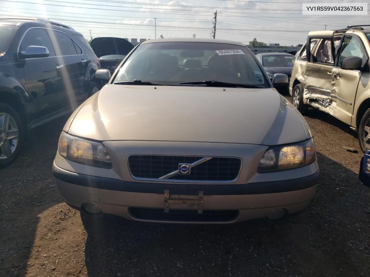 2004 Volvo S60 2.5T VIN: YV1RS59V042367563 Lot: 65447354