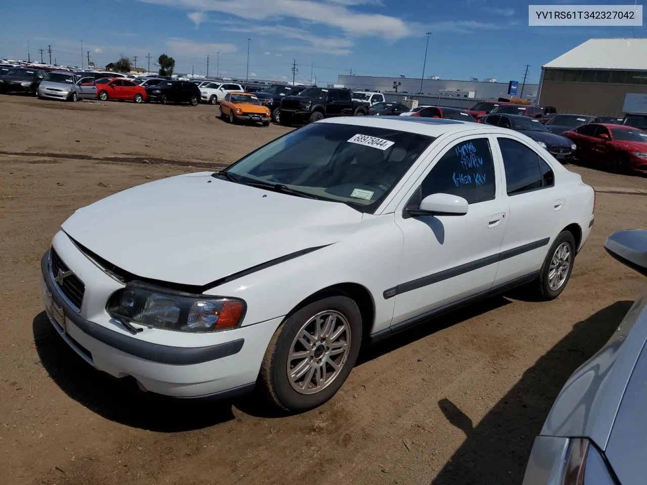 2004 Volvo S60 VIN: YV1RS61T342327042 Lot: 68975044