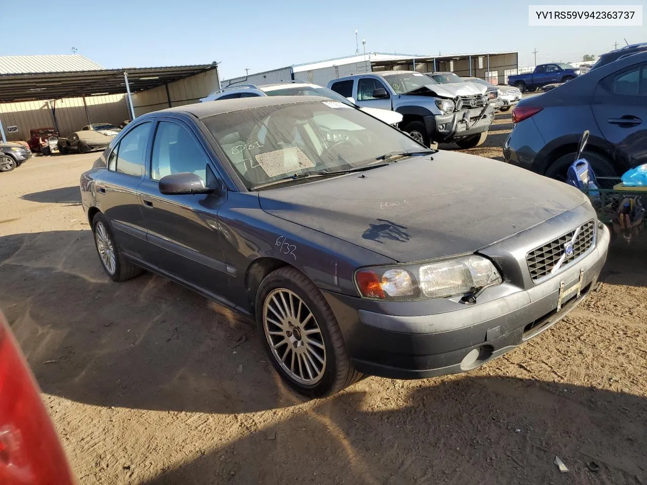 2004 Volvo S60 2.5T VIN: YV1RS59V942363737 Lot: 71063374