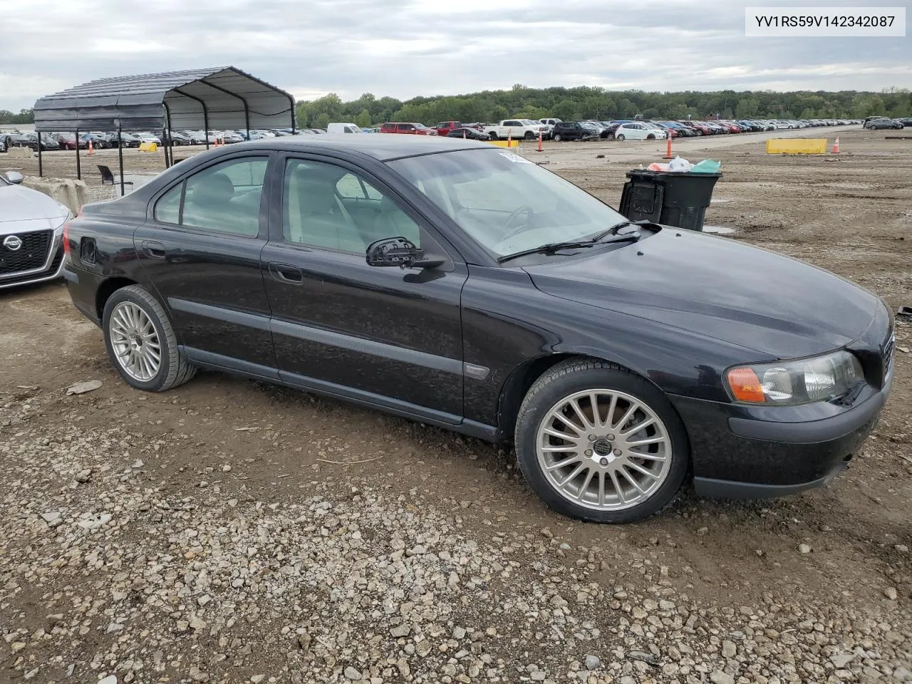 2004 Volvo S60 2.5T VIN: YV1RS59V142342087 Lot: 72520714