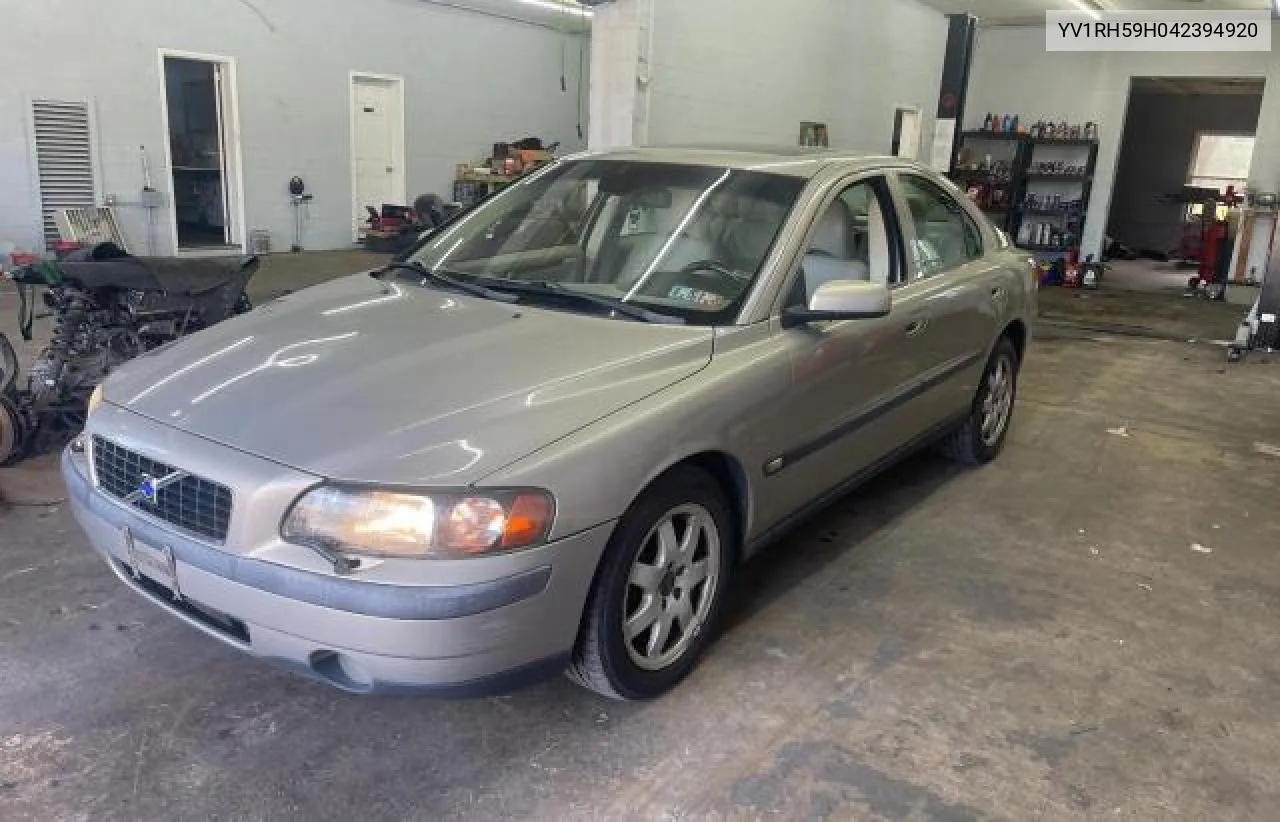 YV1RH59H042394920 2004 Volvo S60 2.5T