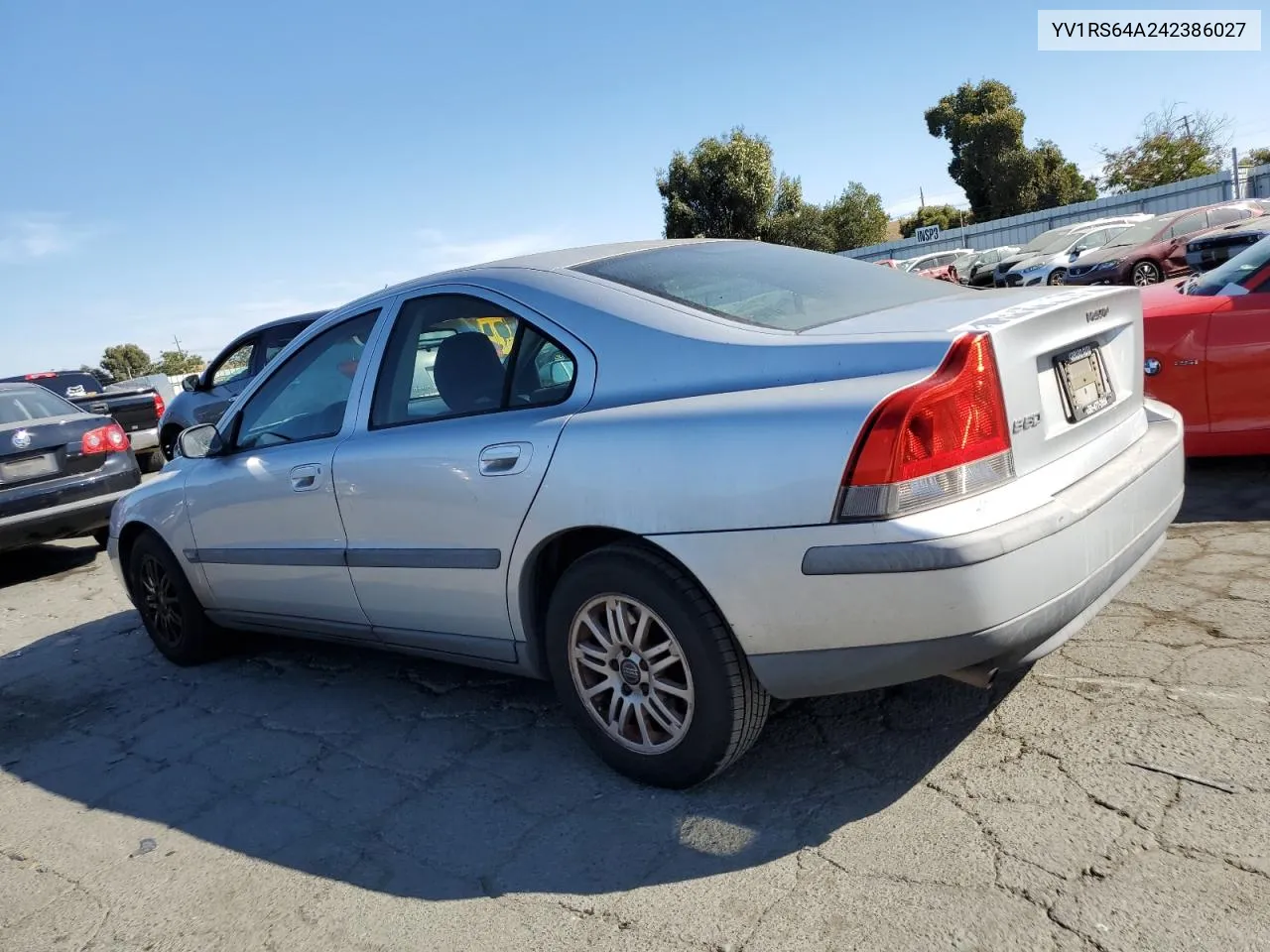 2004 Volvo S60 VIN: YV1RS64A242386027 Lot: 72844864