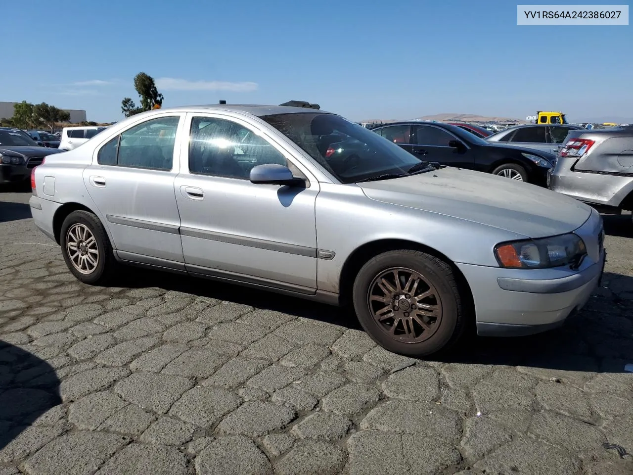 2004 Volvo S60 VIN: YV1RS64A242386027 Lot: 72844864