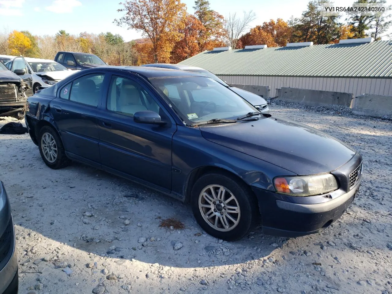 2004 Volvo S60 VIN: YV1RS64A242340360 Lot: 77188754