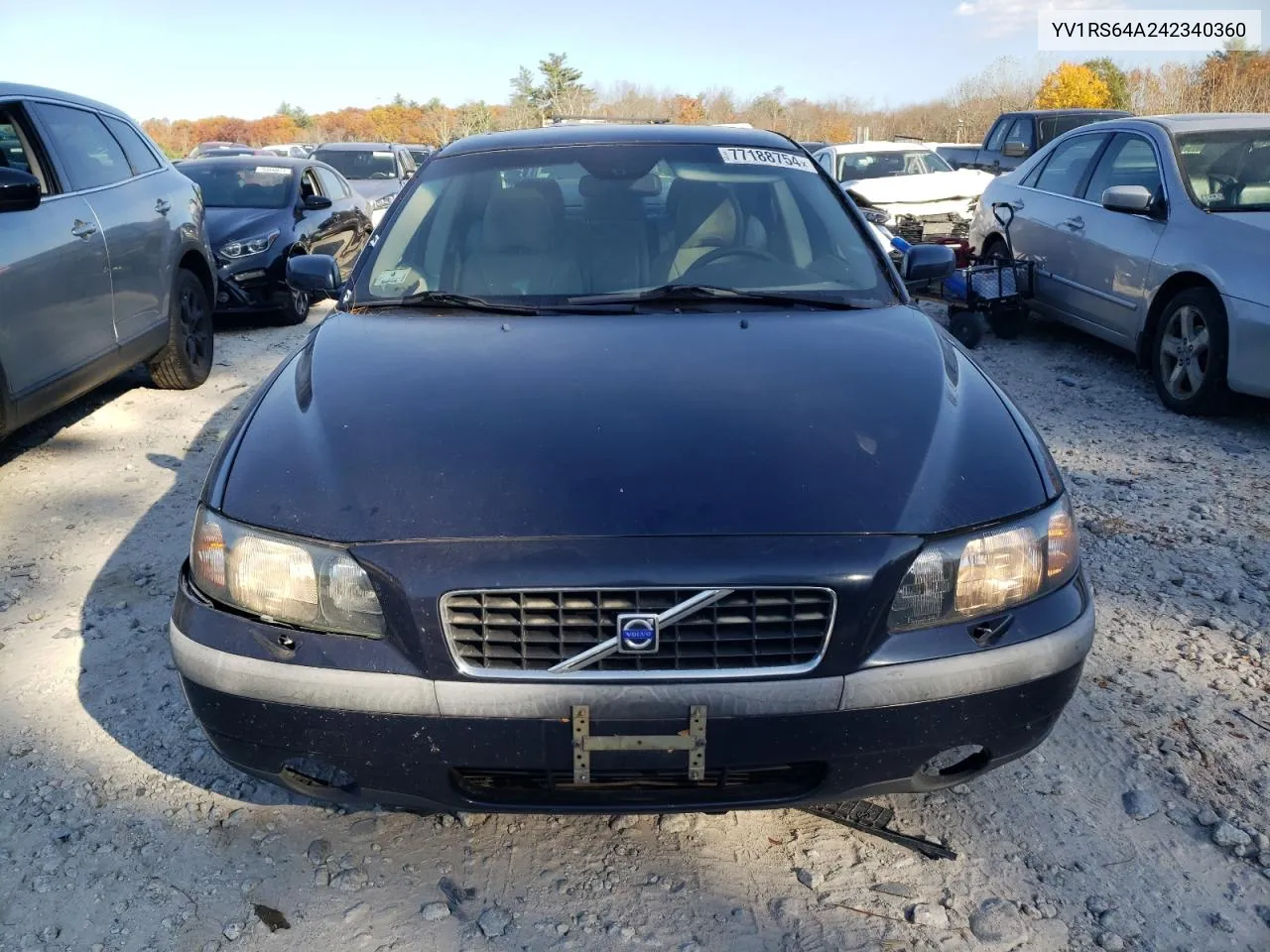 2004 Volvo S60 VIN: YV1RS64A242340360 Lot: 77188754