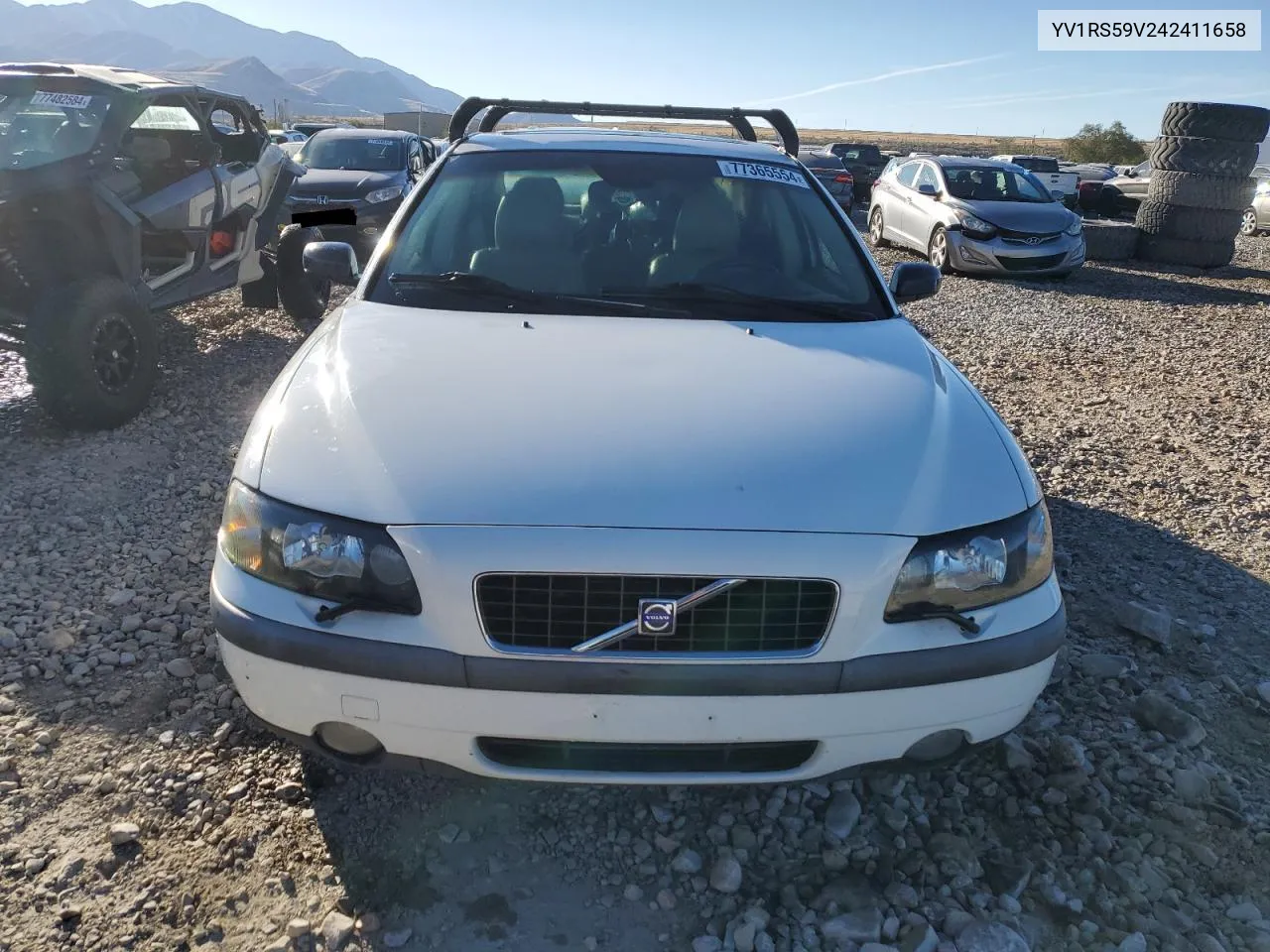 2004 Volvo S60 2.5T VIN: YV1RS59V242411658 Lot: 77365554