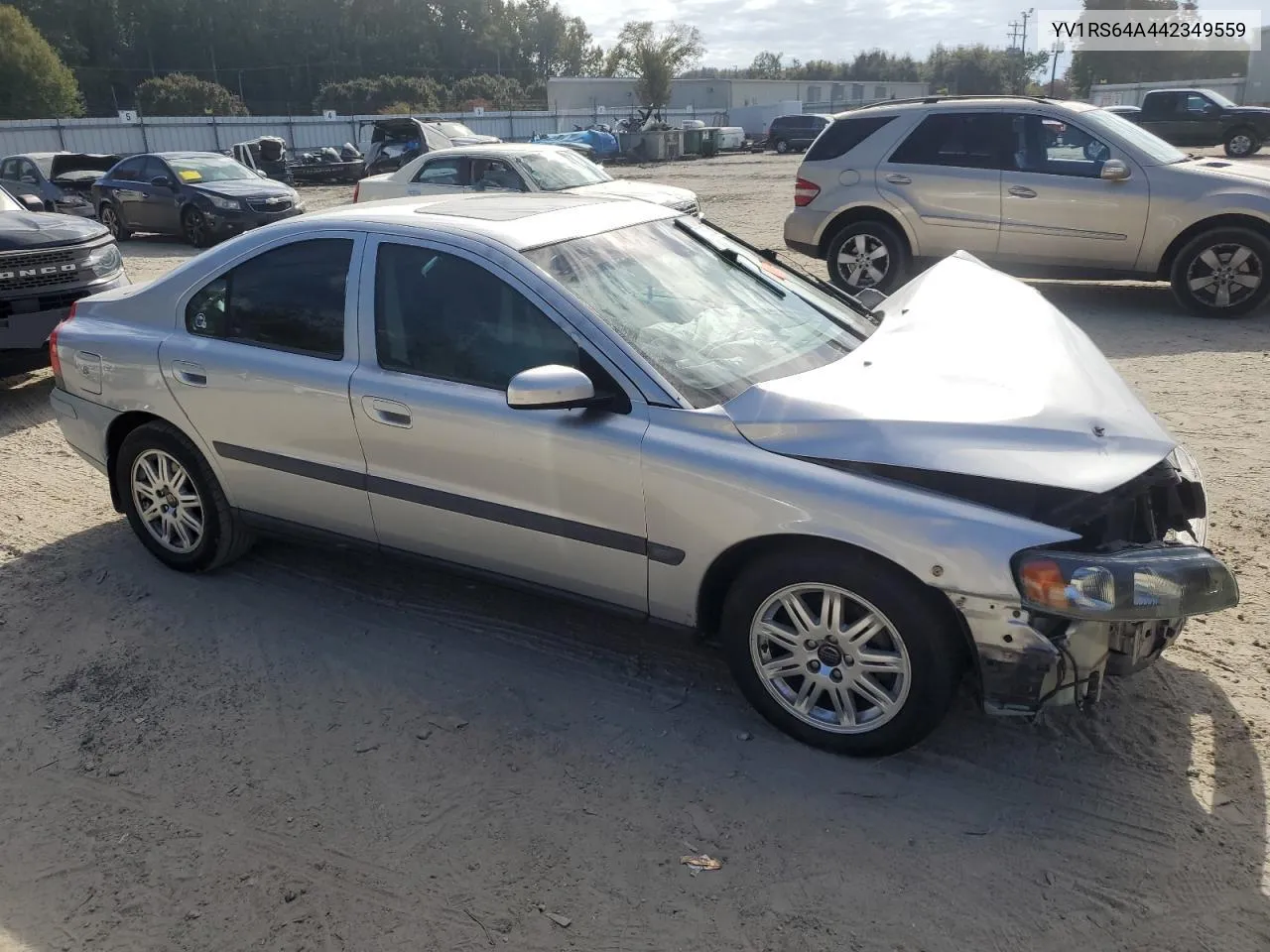 2004 Volvo S60 VIN: YV1RS64A442349559 Lot: 78595134