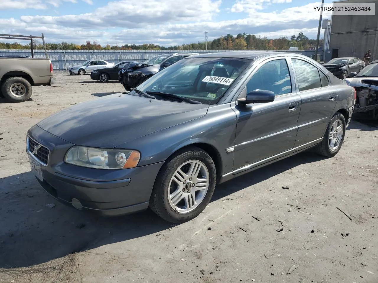 2005 Volvo S60 VIN: YV1RS612152463484 Lot: 76349114