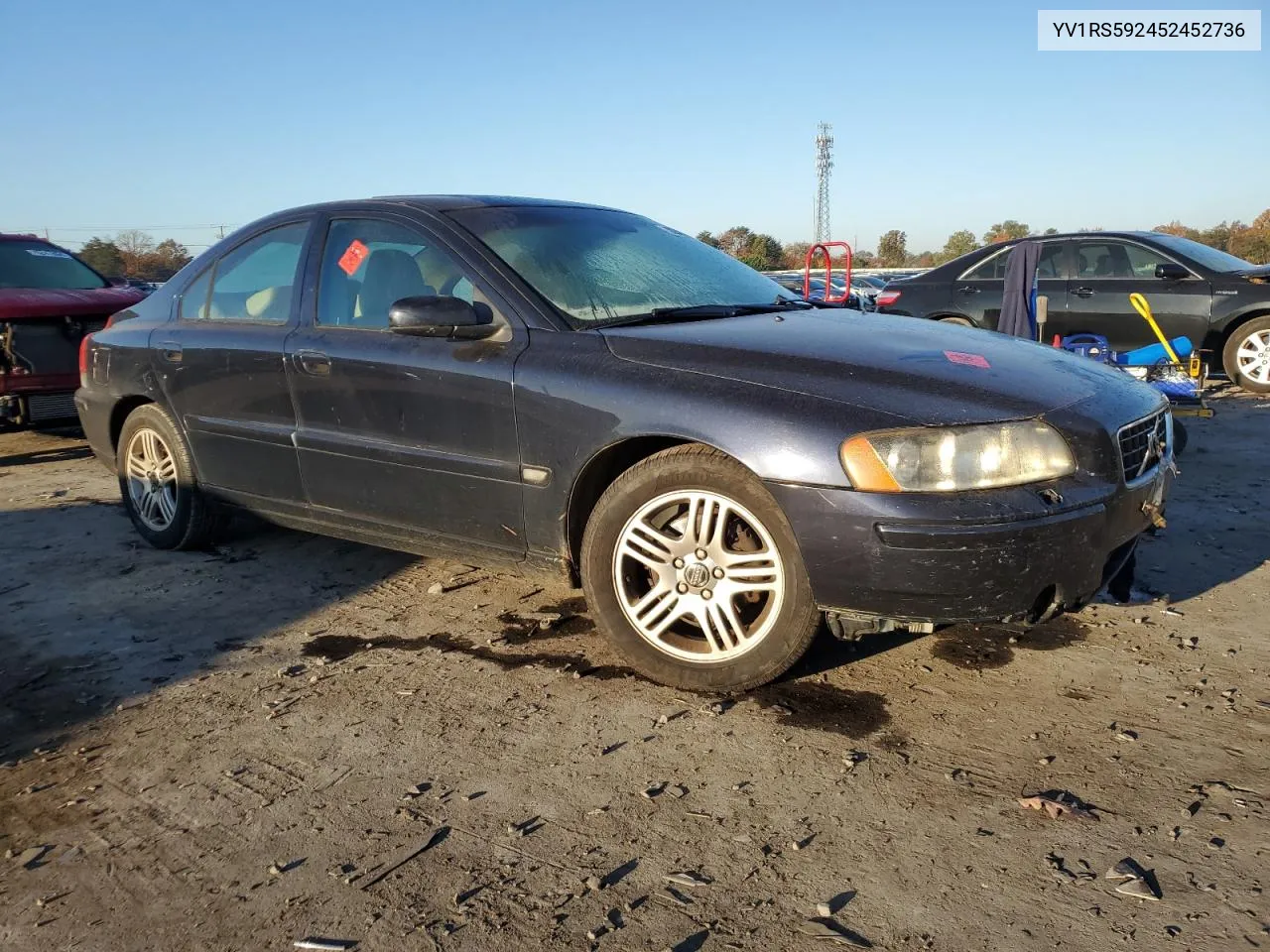 2005 Volvo S60 2.5T VIN: YV1RS592452452736 Lot: 78242724