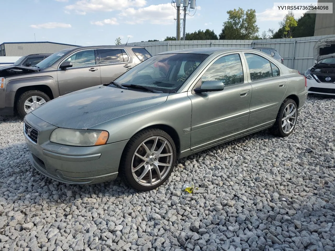 YV1RS547362544098 2006 Volvo S60 T5