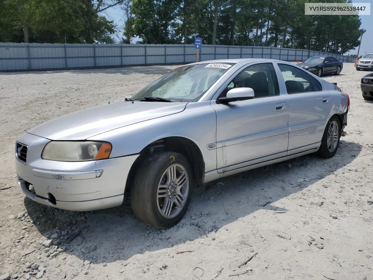 2006 Volvo S60 2.5T VIN: YV1RS592962538447 Lot: 72797244