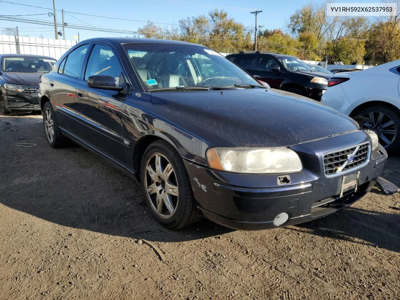 2006 Volvo S60 2.5T VIN: YV1RH592X62537953 Lot: 76229974