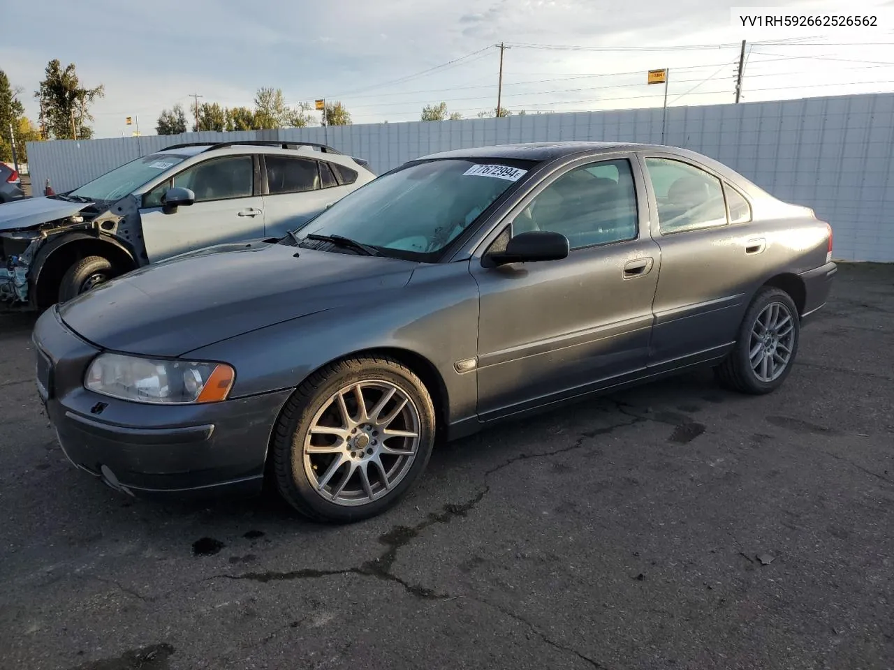 YV1RH592662526562 2006 Volvo S60 2.5T