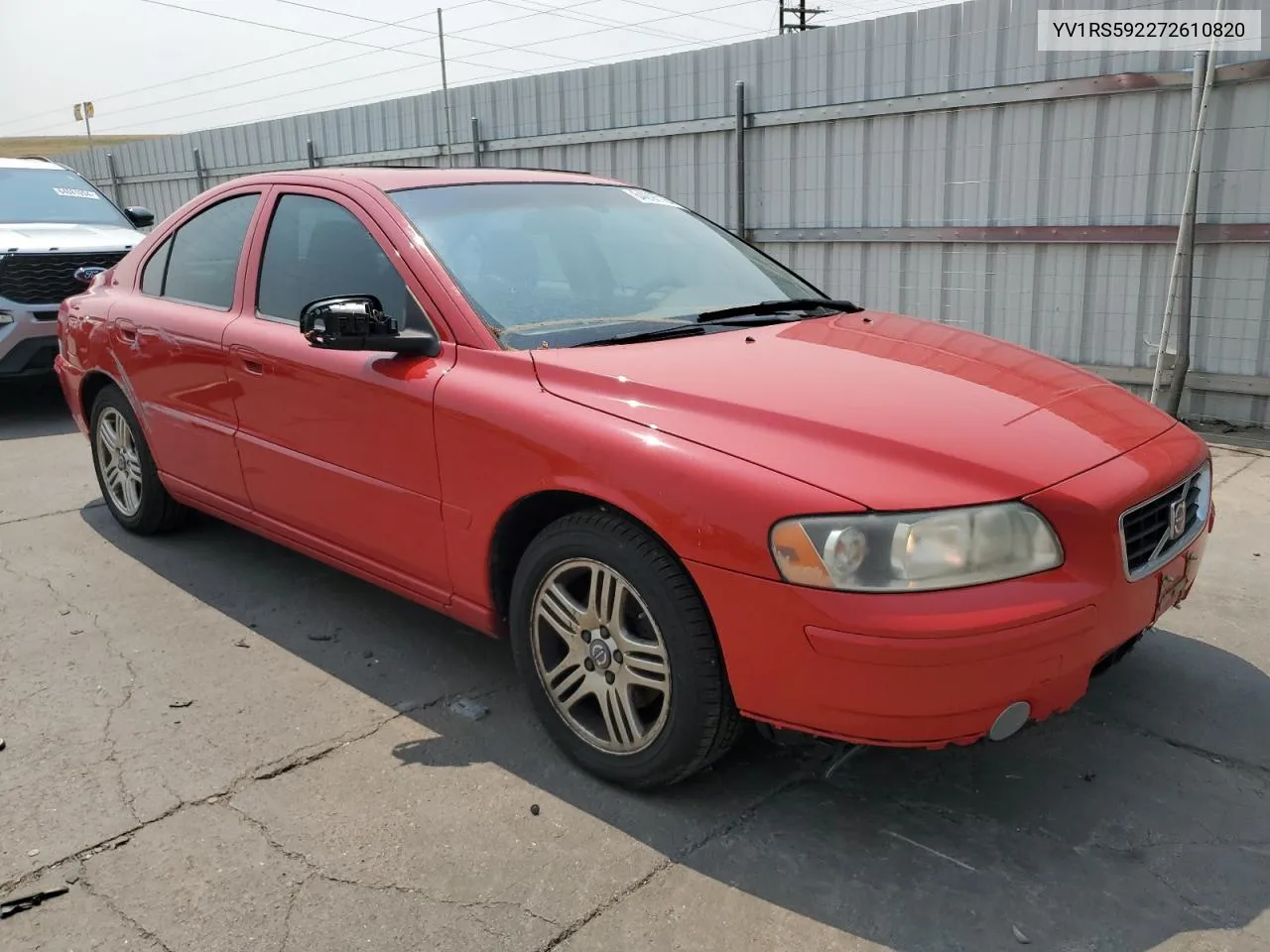 YV1RS592272610820 2007 Volvo S60 2.5T