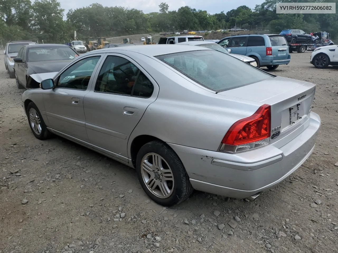 2007 Volvo S60 2.5T VIN: YV1RH592772606082 Lot: 67472014