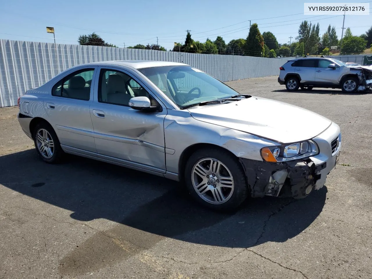 2007 Volvo S60 2.5T VIN: YV1RS592072612176 Lot: 69137304