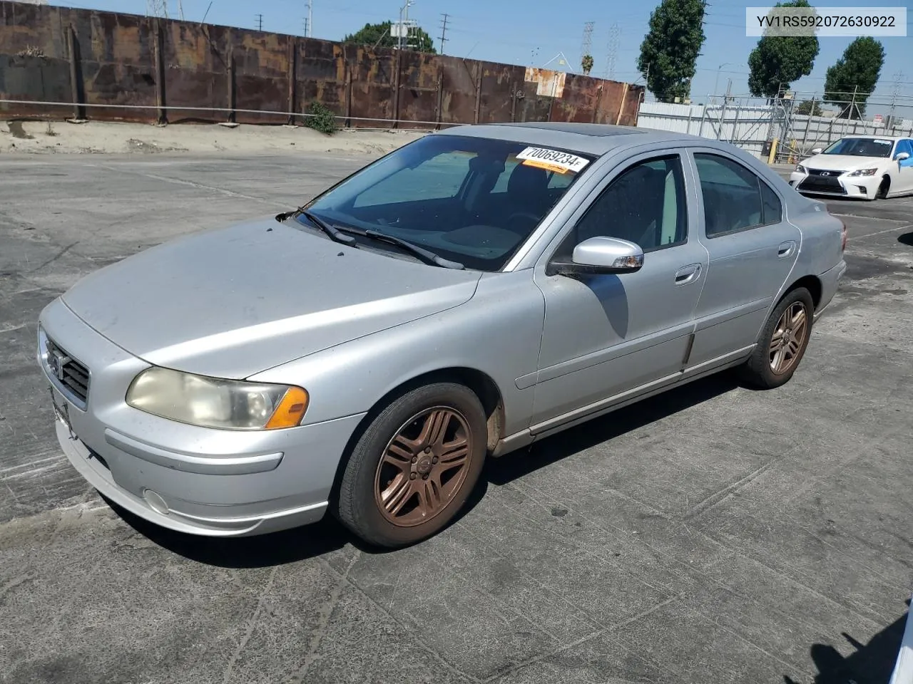 YV1RS592072630922 2007 Volvo S60 2.5T