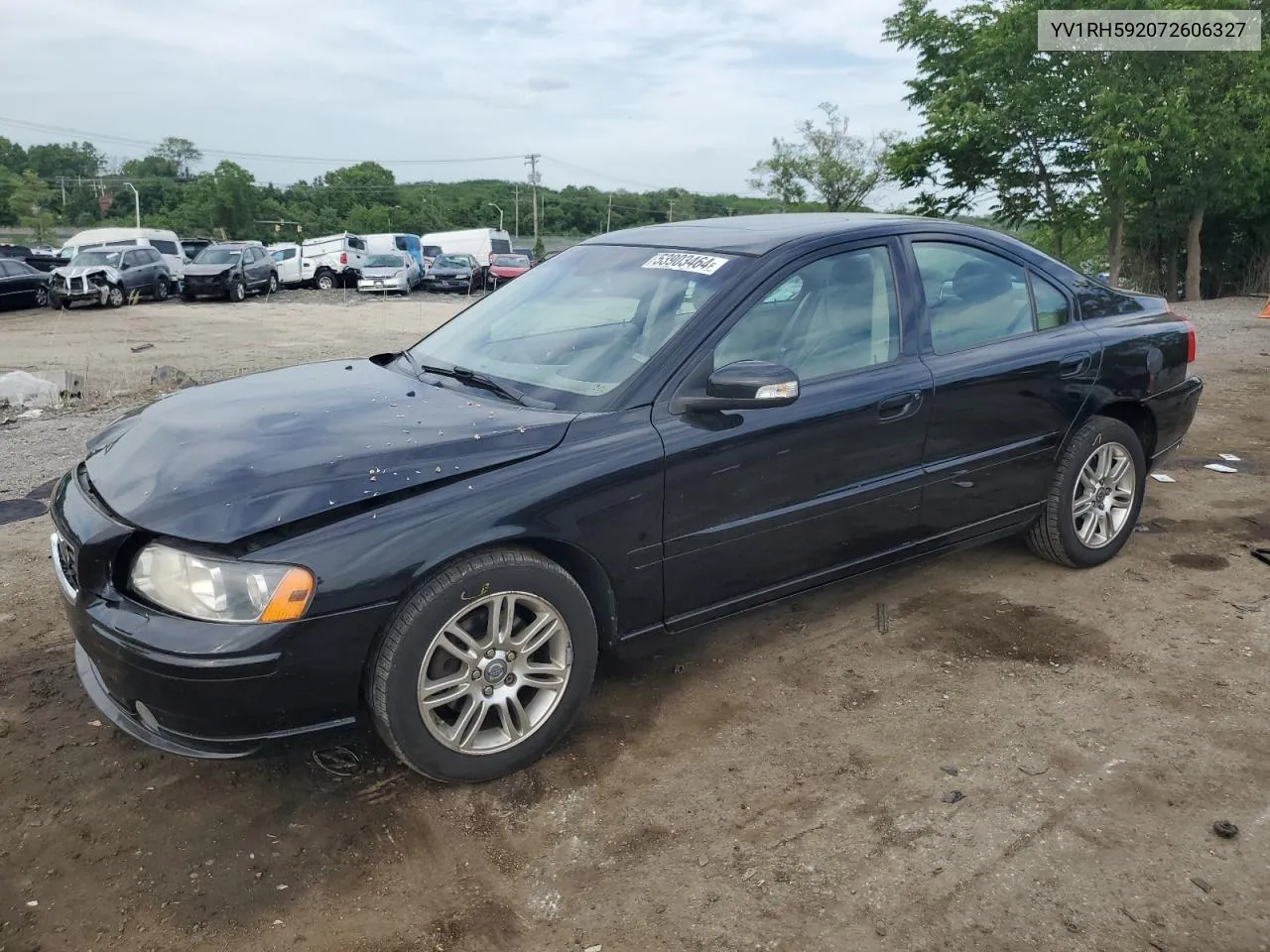 2007 Volvo S60 2.5T VIN: YV1RH592072606327 Lot: 70507484