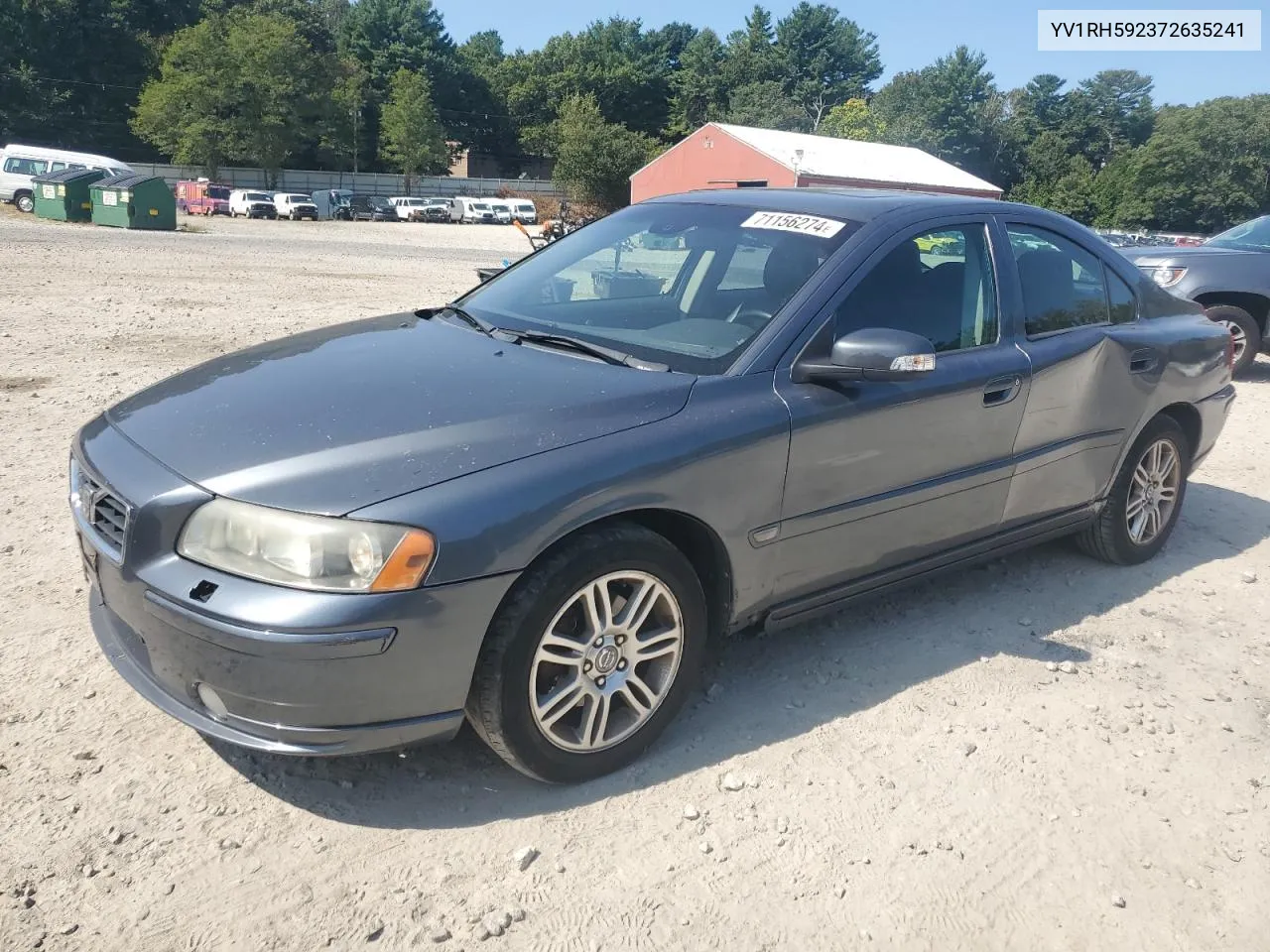 2007 Volvo S60 2.5T VIN: YV1RH592372635241 Lot: 71156274