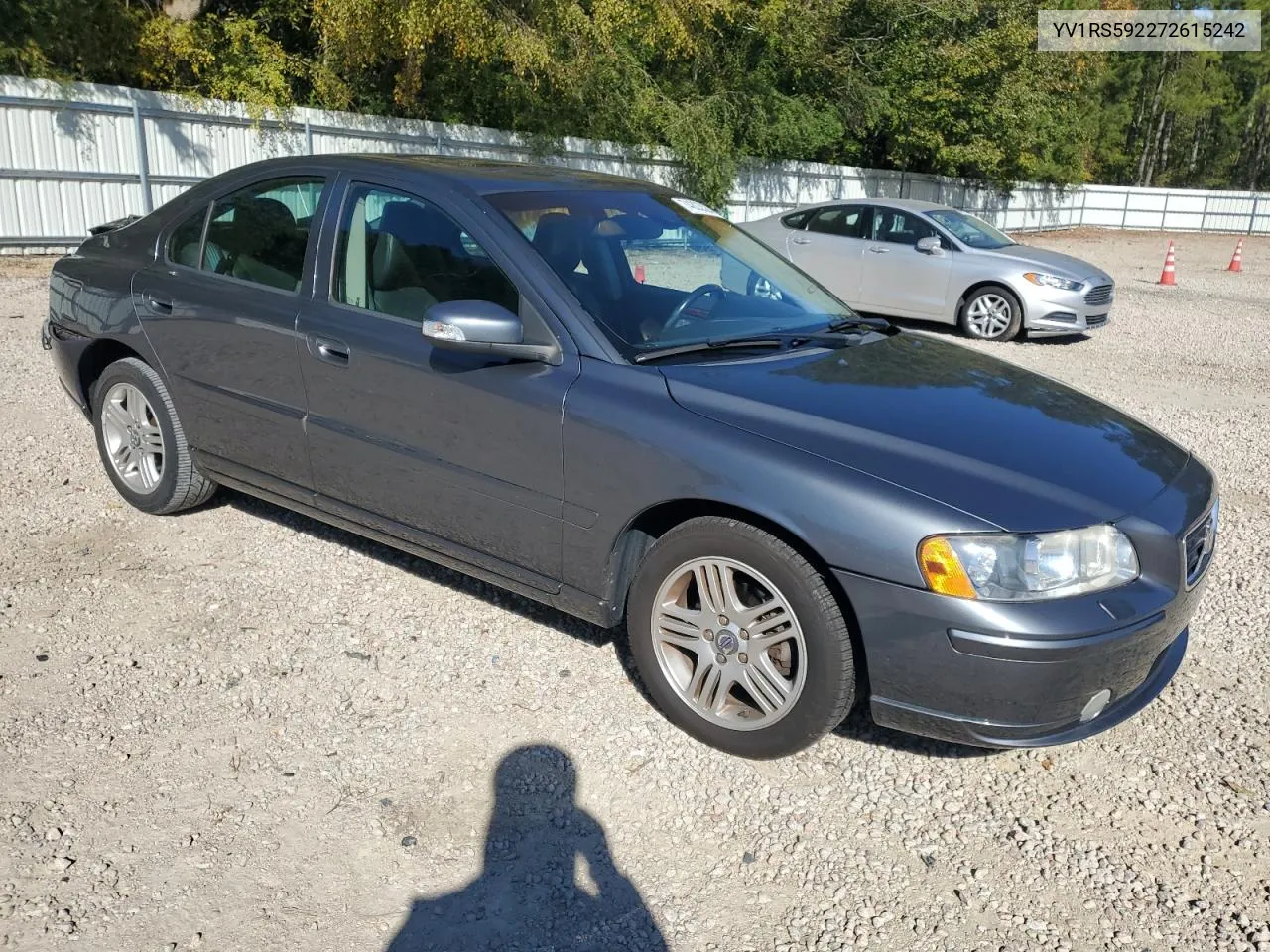 YV1RS592272615242 2007 Volvo S60 2.5T