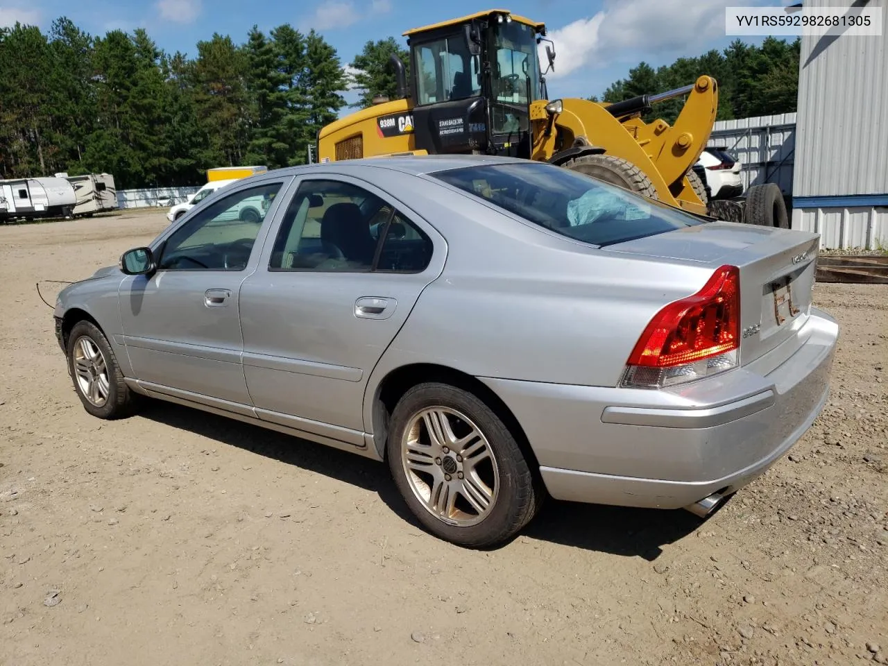 2008 Volvo S60 2.5T VIN: YV1RS592982681305 Lot: 68937234