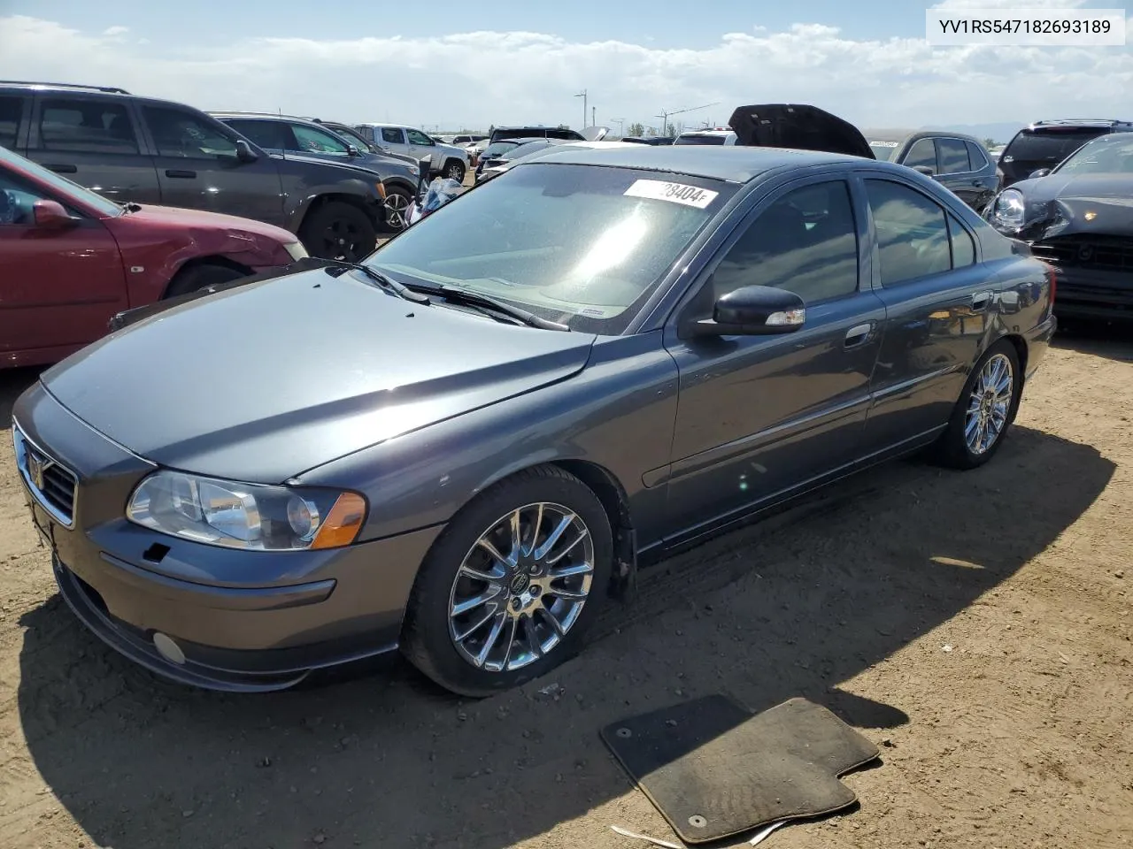 YV1RS547182693189 2008 Volvo S60 T5