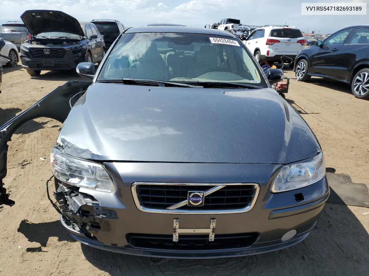 2008 Volvo S60 T5 VIN: YV1RS547182693189 Lot: 69428404