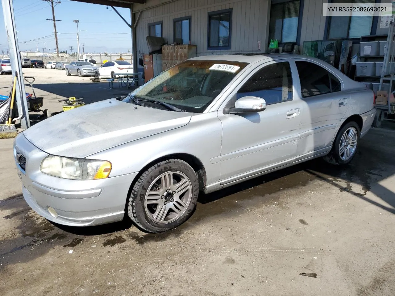 2008 Volvo S60 2.5T VIN: YV1RS592082693021 Lot: 73678264