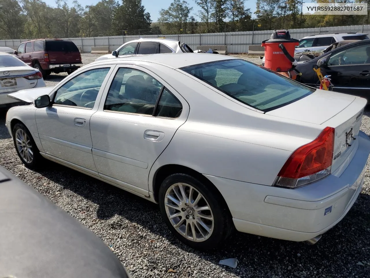 2008 Volvo S60 2.5T VIN: YV1RS592882701687 Lot: 74675514