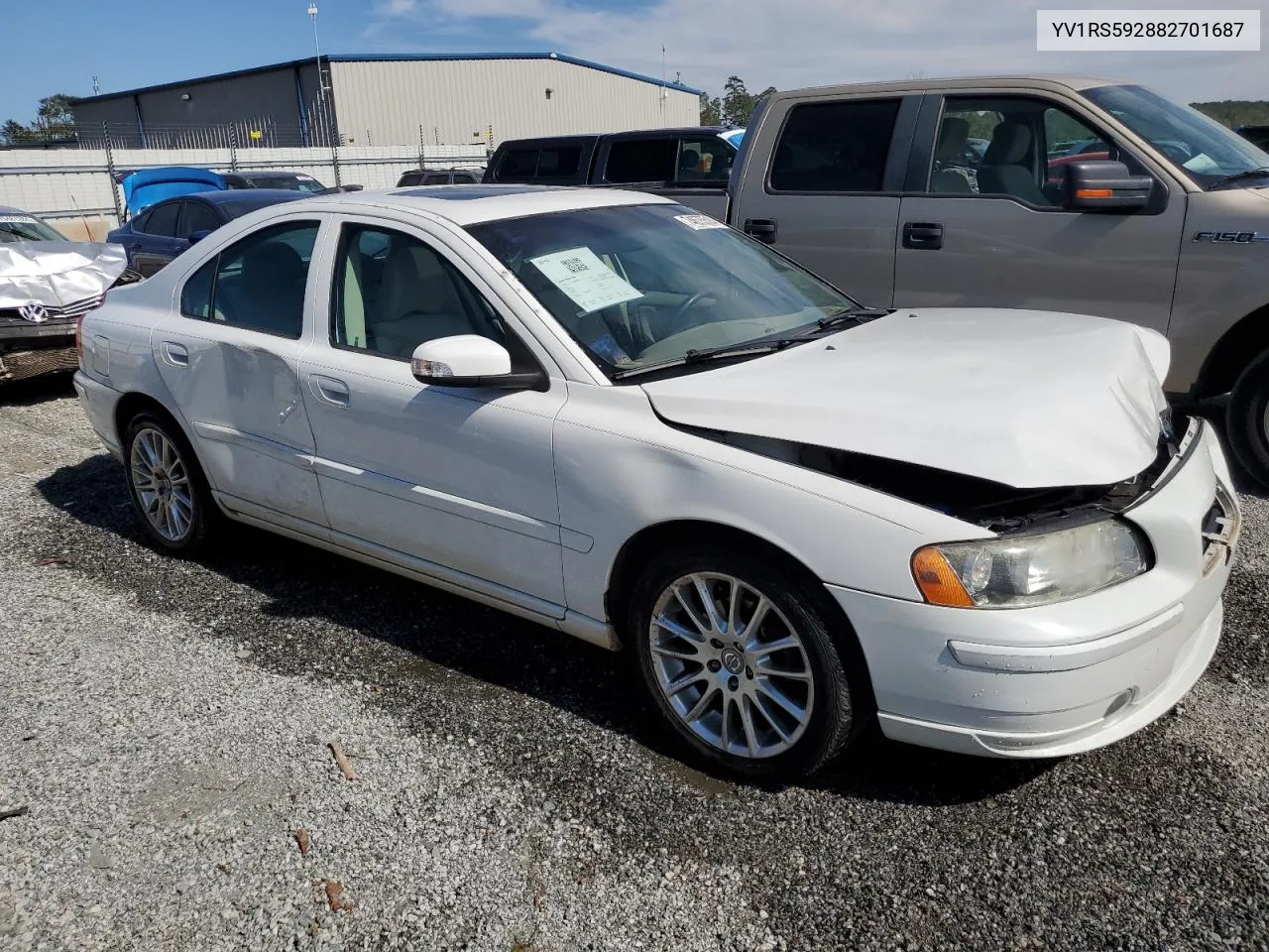 2008 Volvo S60 2.5T VIN: YV1RS592882701687 Lot: 74675514