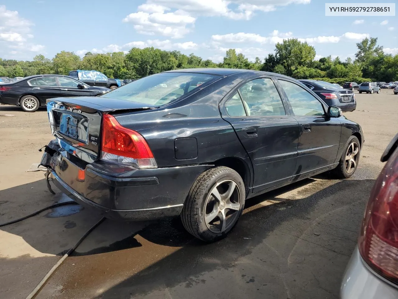 2009 Volvo S60 2.5T VIN: YV1RH592792738651 Lot: 68844384