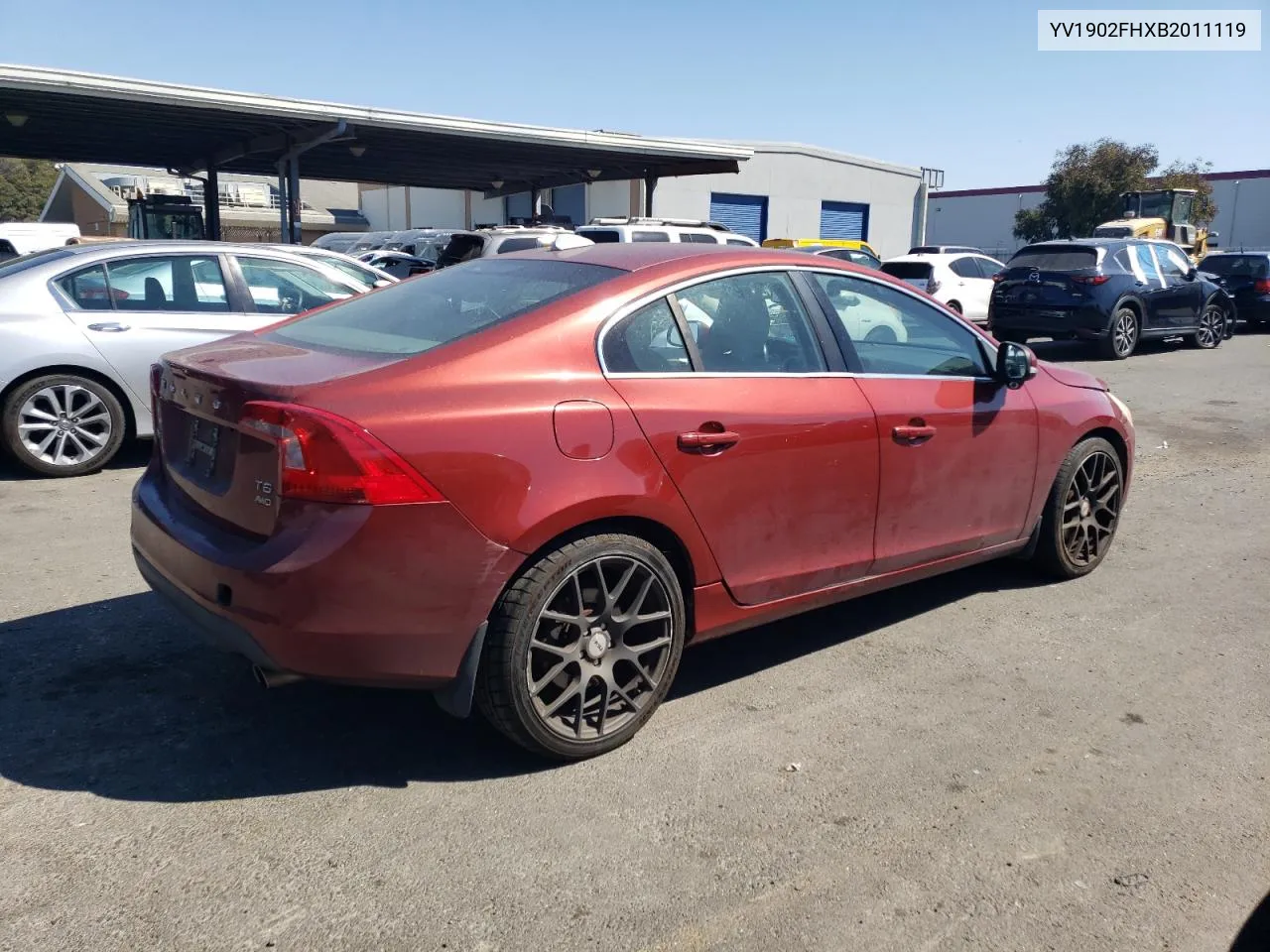 2011 Volvo S60 T6 VIN: YV1902FHXB2011119 Lot: 72952554