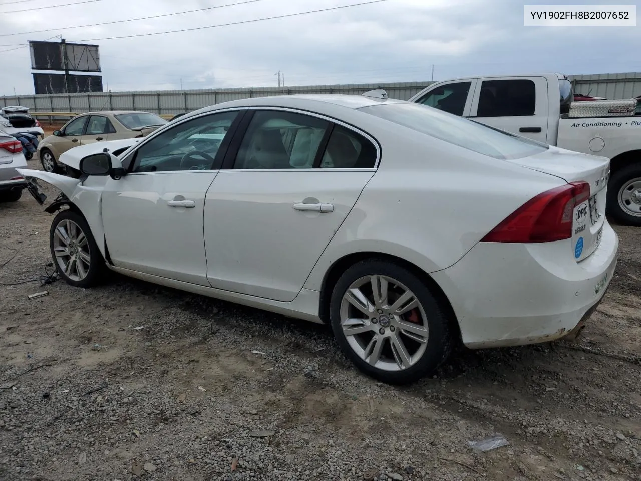 2011 Volvo S60 T6 VIN: YV1902FH8B2007652 Lot: 73587154