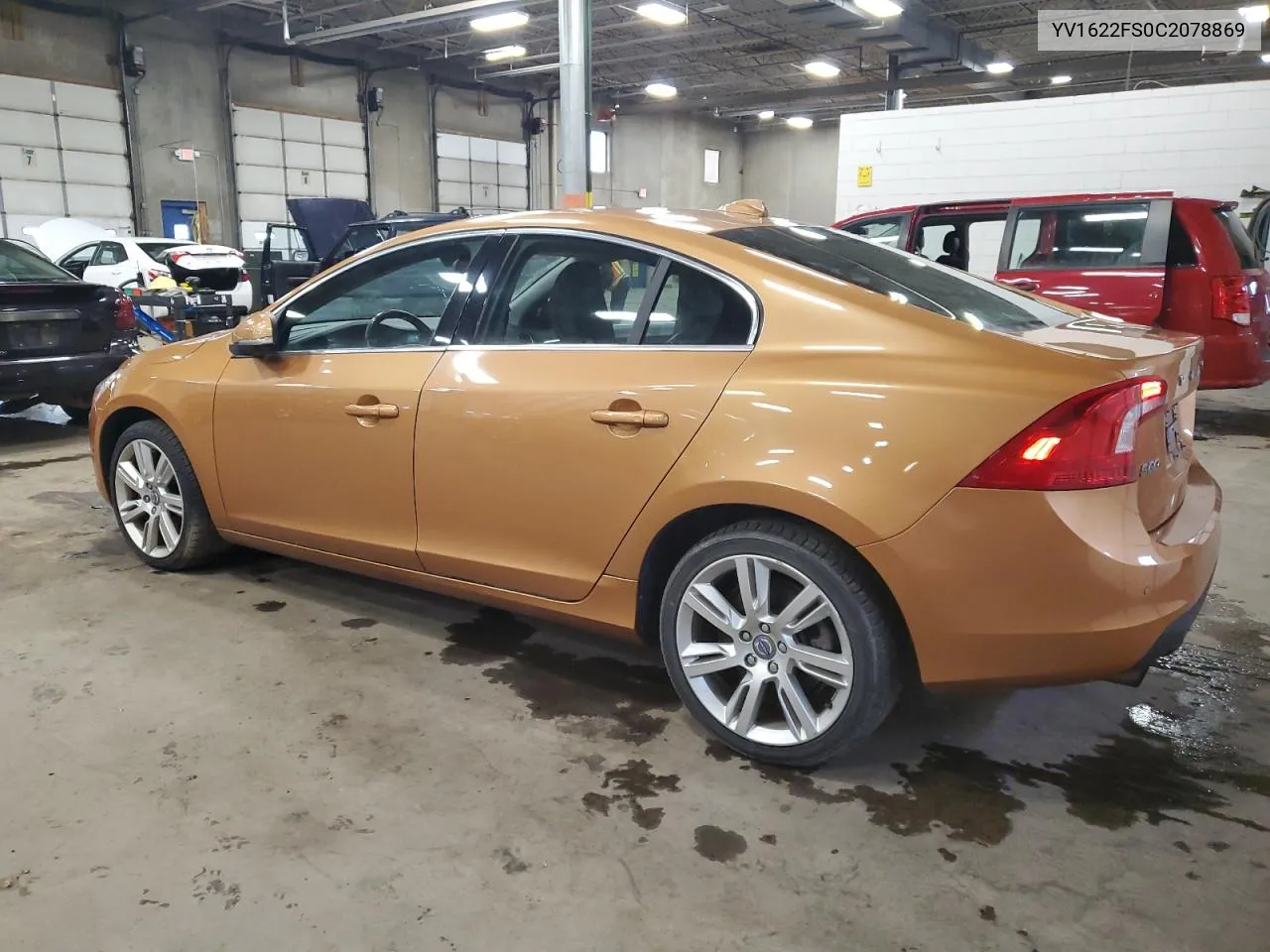 2012 Volvo S60 T5 VIN: YV1622FS0C2078869 Lot: 49329024