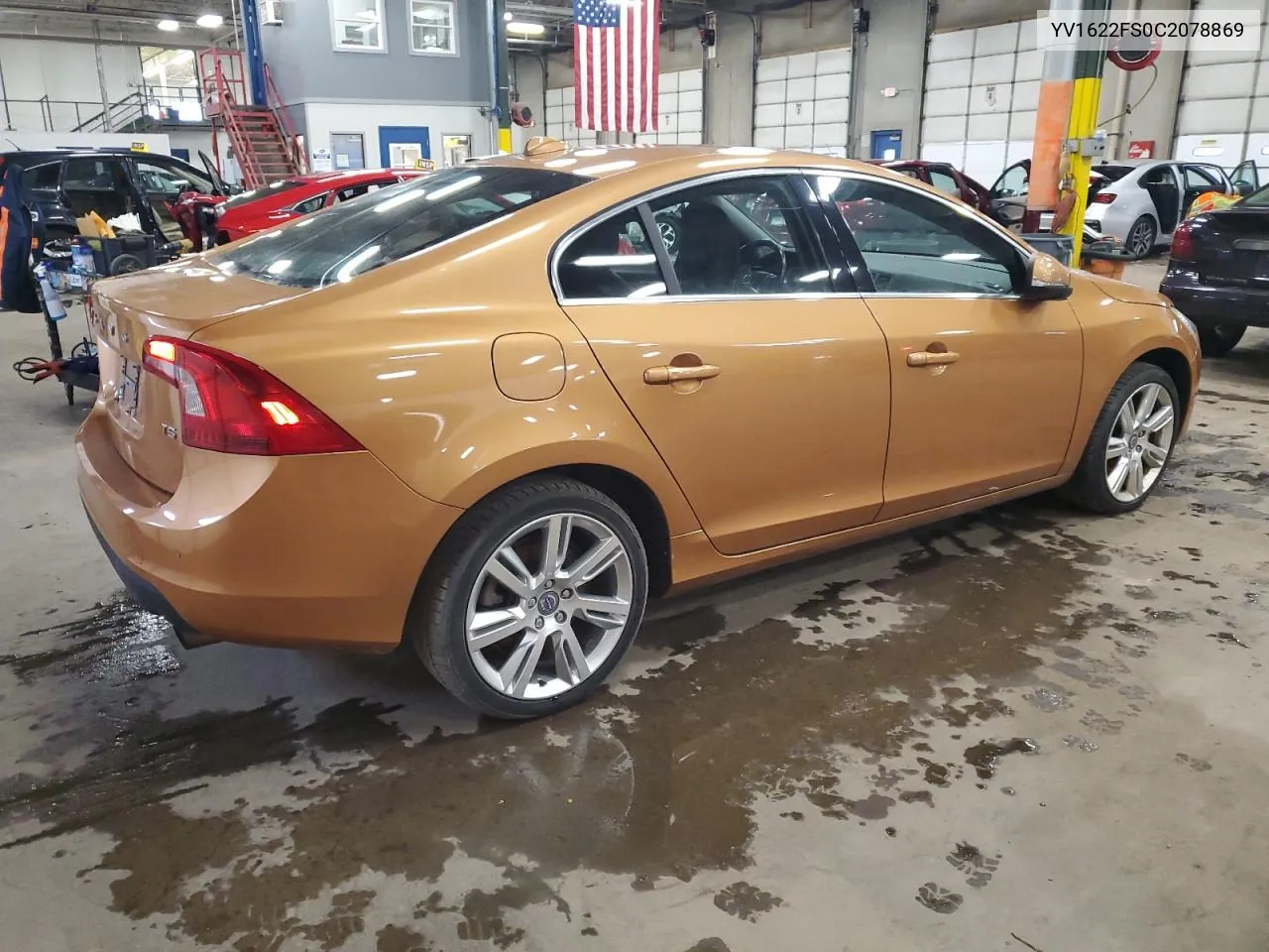 2012 Volvo S60 T5 VIN: YV1622FS0C2078869 Lot: 49329024