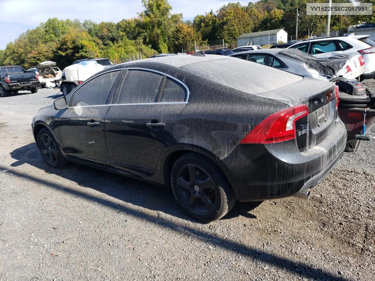 2012 Volvo S60 T5 VIN: YV1622FS8C2087951 Lot: 53838604