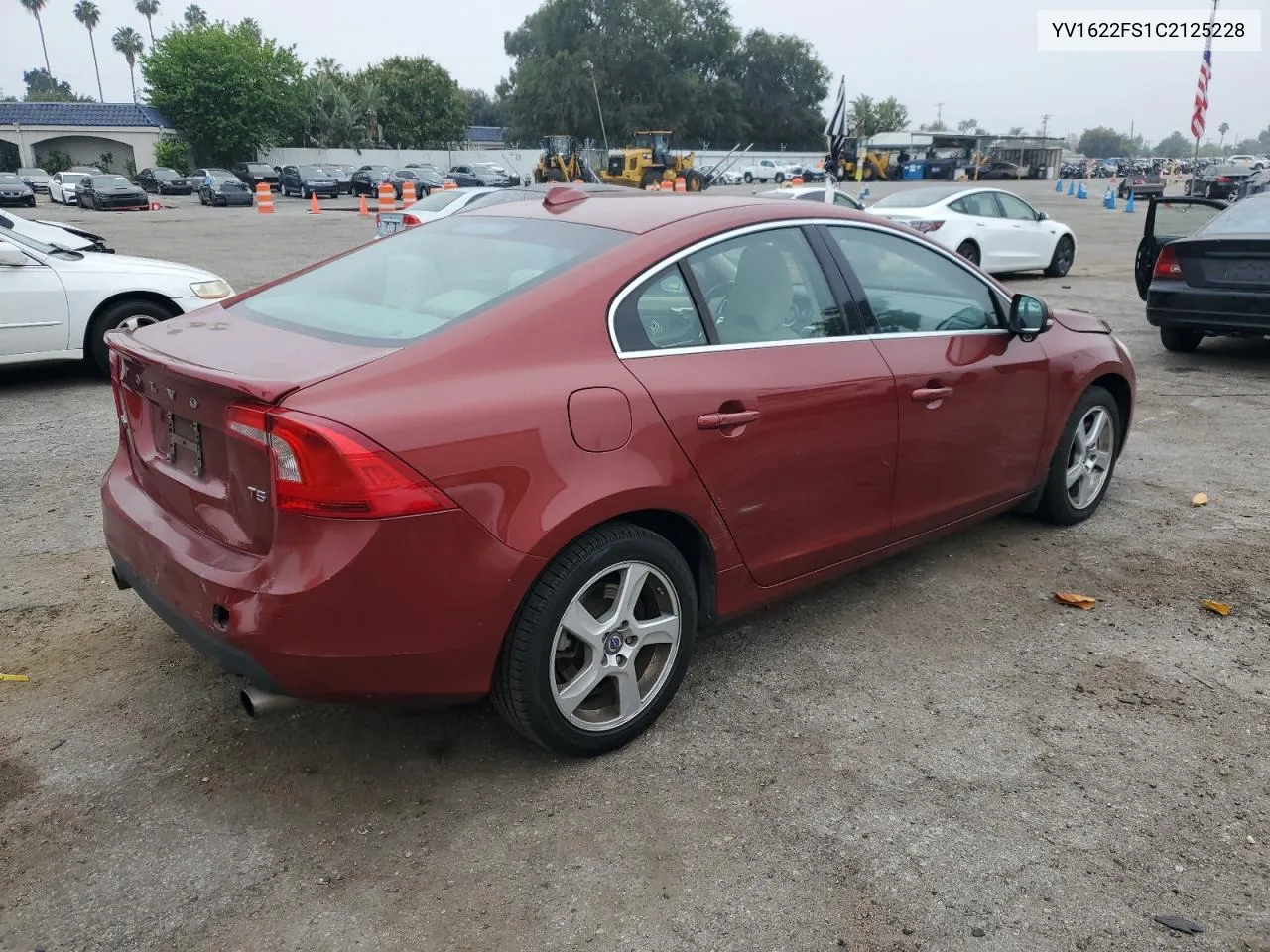 2012 Volvo S60 T5 VIN: YV1622FS1C2125228 Lot: 54628054