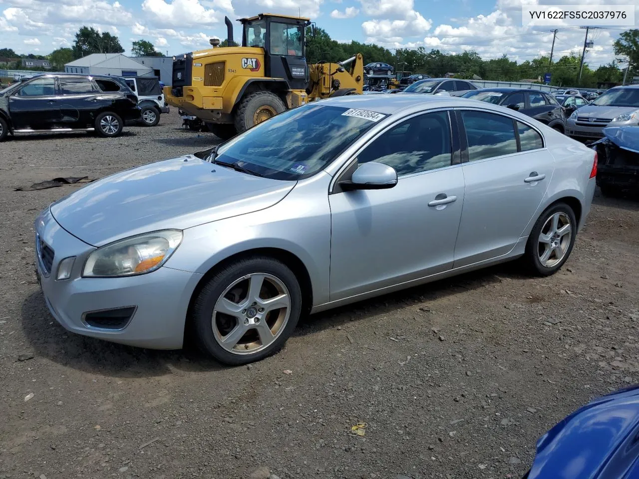 2012 Volvo S60 T5 VIN: YV1622FS5C2037976 Lot: 61192684