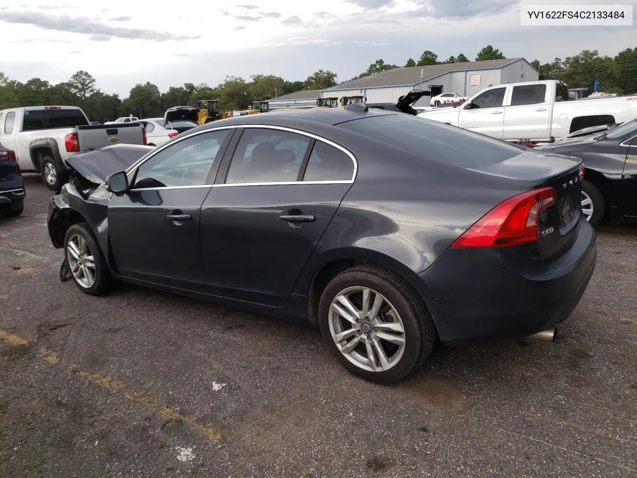 2012 Volvo S60 T5 VIN: YV1622FS4C2133484 Lot: 63625244