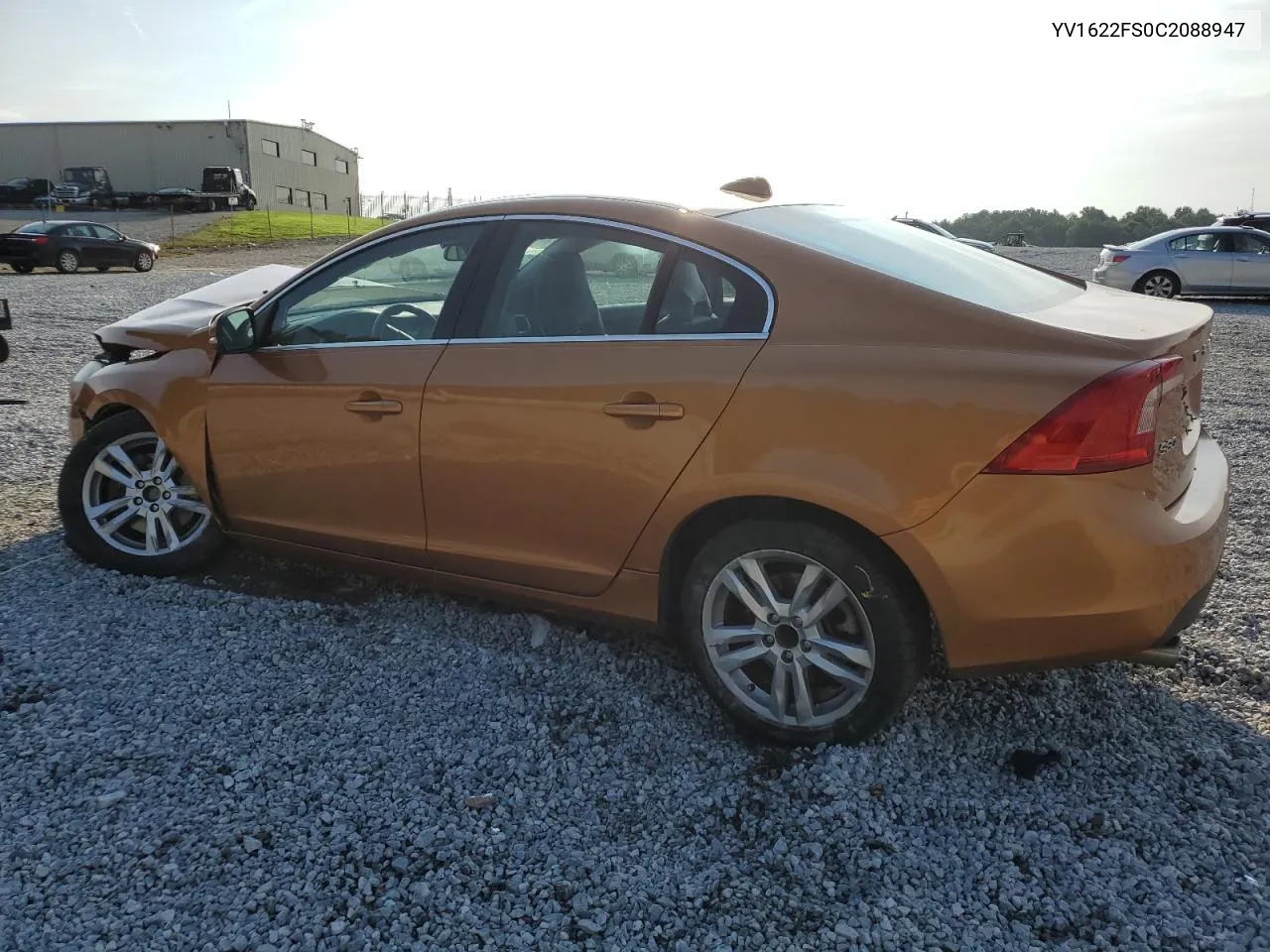 2012 Volvo S60 T5 VIN: YV1622FS0C2088947 Lot: 65143454