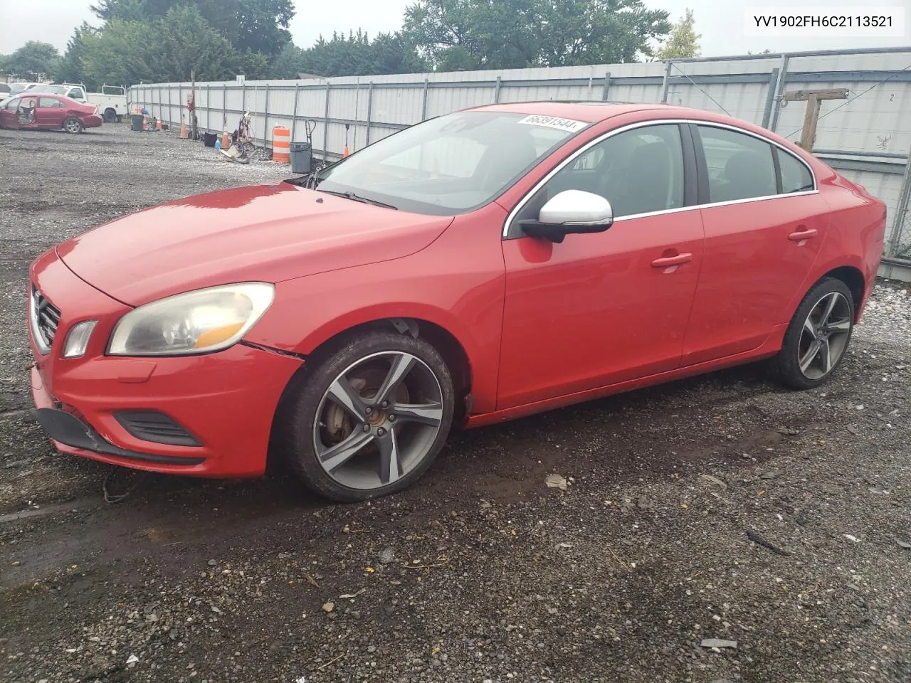 2012 Volvo S60 T6 VIN: YV1902FH6C2113521 Lot: 66391544