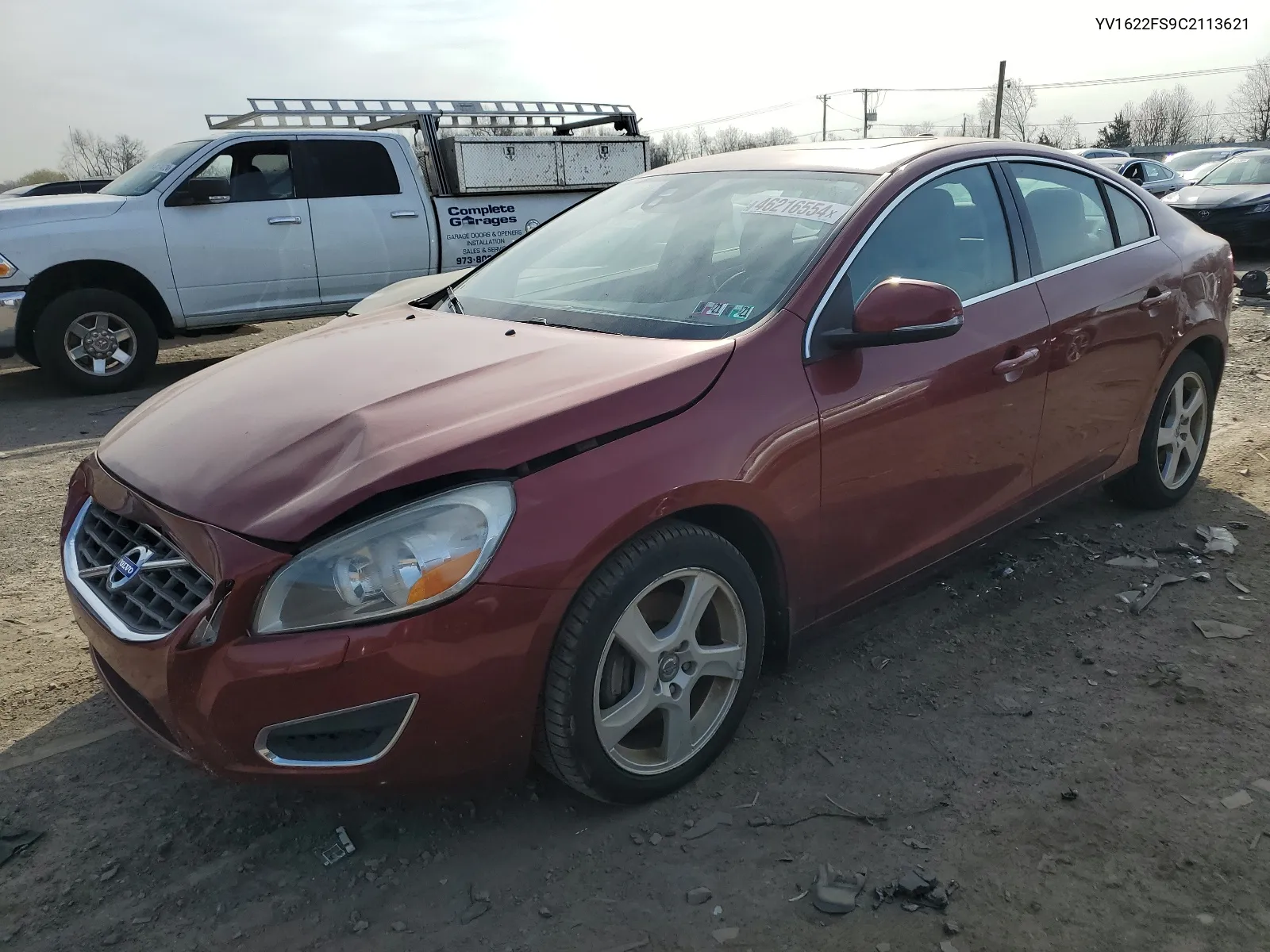 2012 Volvo S60 T5 VIN: YV1622FS9C2113621 Lot: 67901664