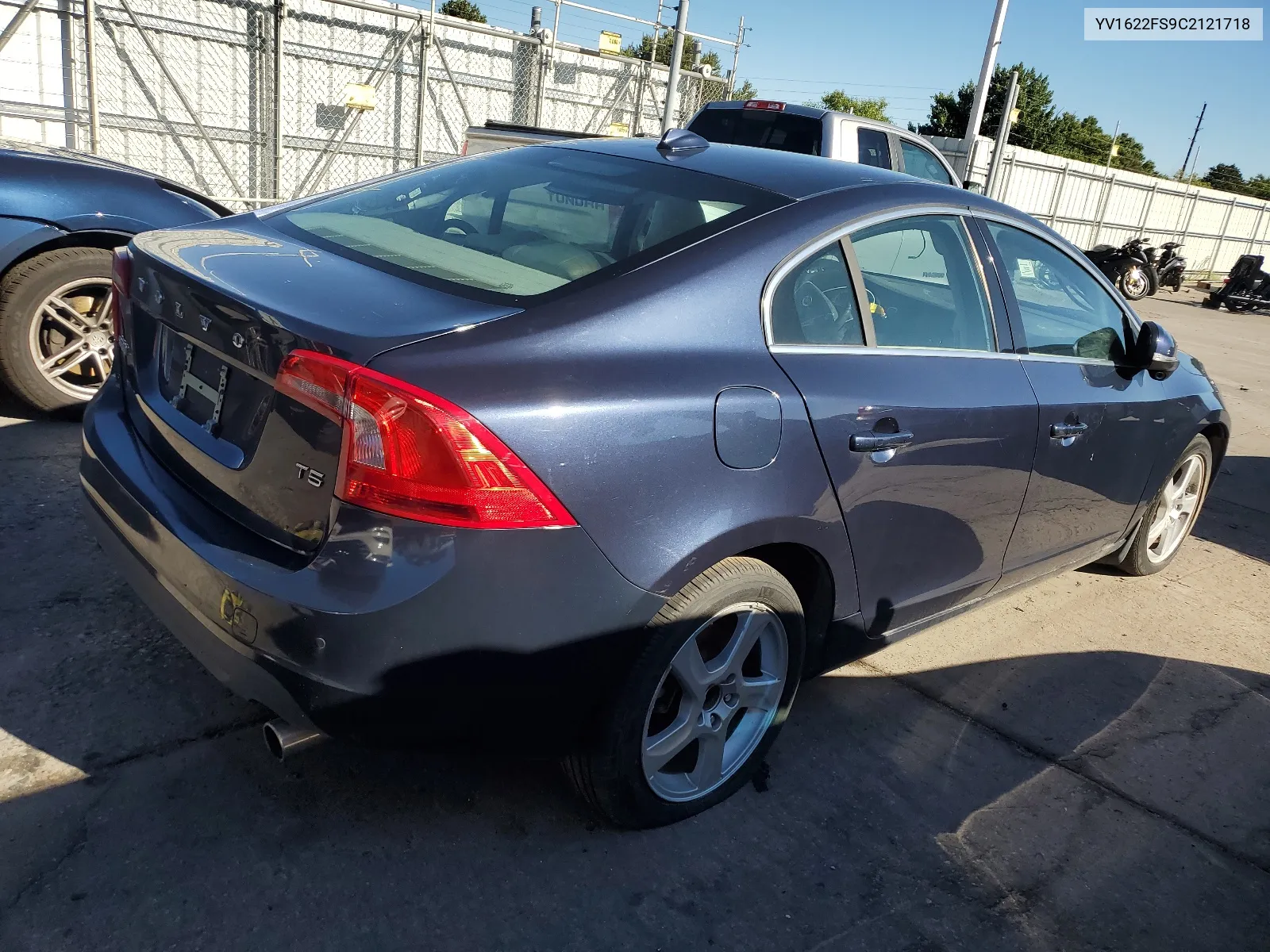 2012 Volvo S60 T5 VIN: YV1622FS9C2121718 Lot: 68279104