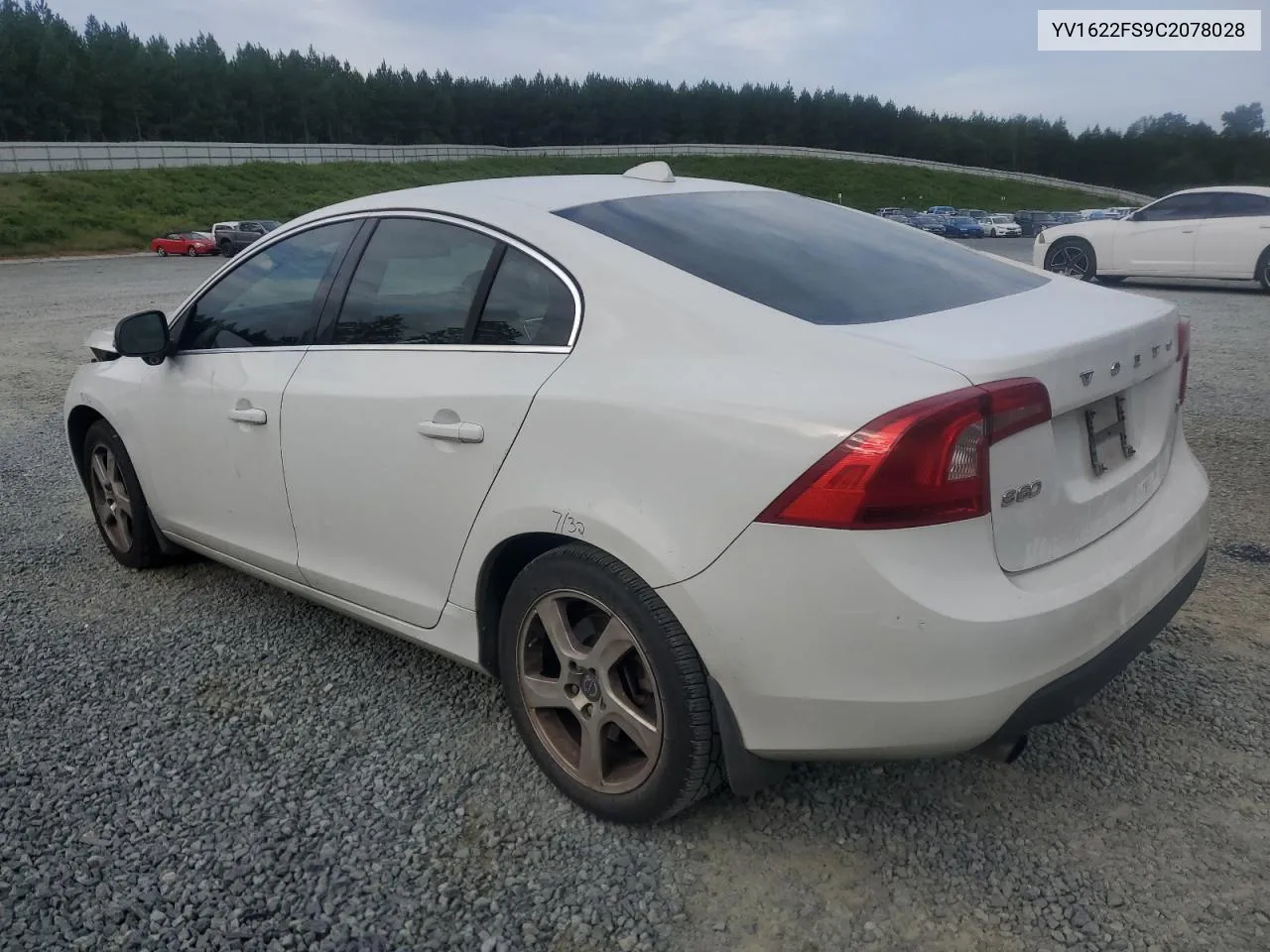 YV1622FS9C2078028 2012 Volvo S60 T5